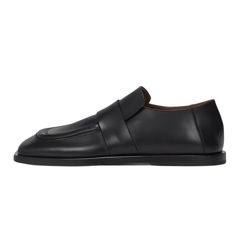 (W) Marsèll Spatolo 'Black Leather Loafer'