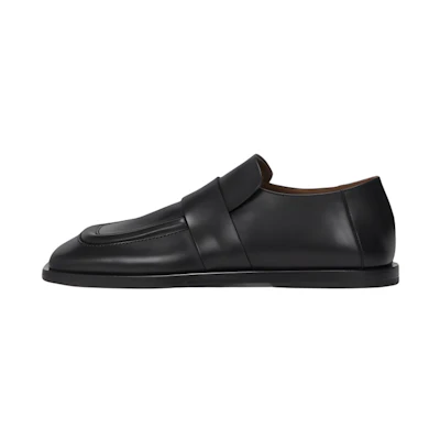 (W) Marsèll Spatolo 'Black Leather Loafer'