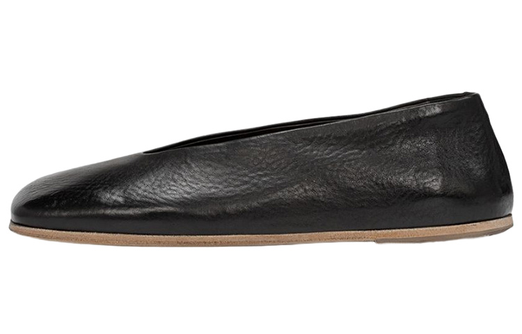 (Women) Marsèll Spatolona 'Black Leather Slip-On' MW5885150666S330