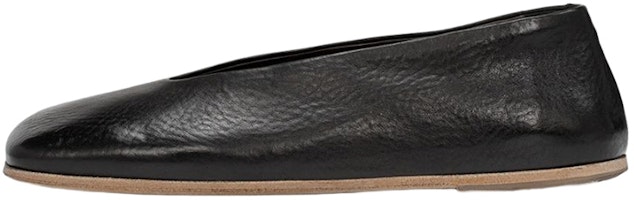 (Women) Marsèll Spatolona 'Black Leather Slip-On' MW5885150666S330 (Women) Marsèll Spatolona 'Black Leather Slip-On' MW5885150666S330