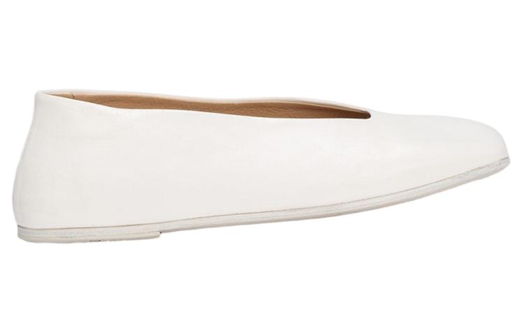 (W) Marsèll Spatolona 'White Leather Flat' 圖 3