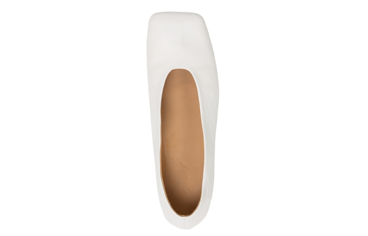 (W) Marsèll Spatolona 'White Leather Flat' 圖 4