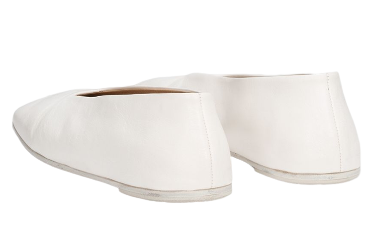 (W) Marsèll Spatolona 'White Leather Flat' 圖 6