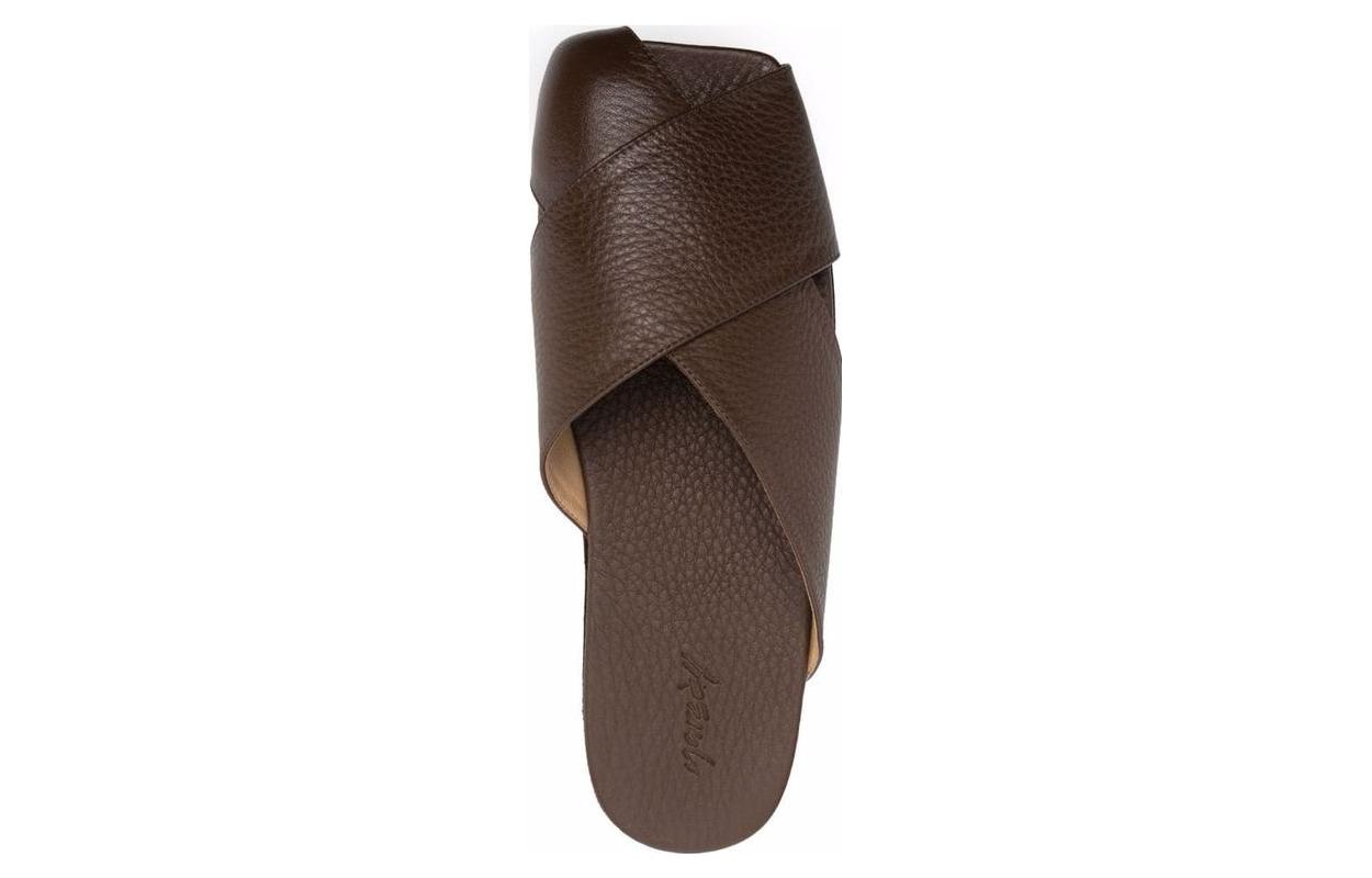 (W) Marsèll Square Toe Slide 'Brown Fashion' 圖 4