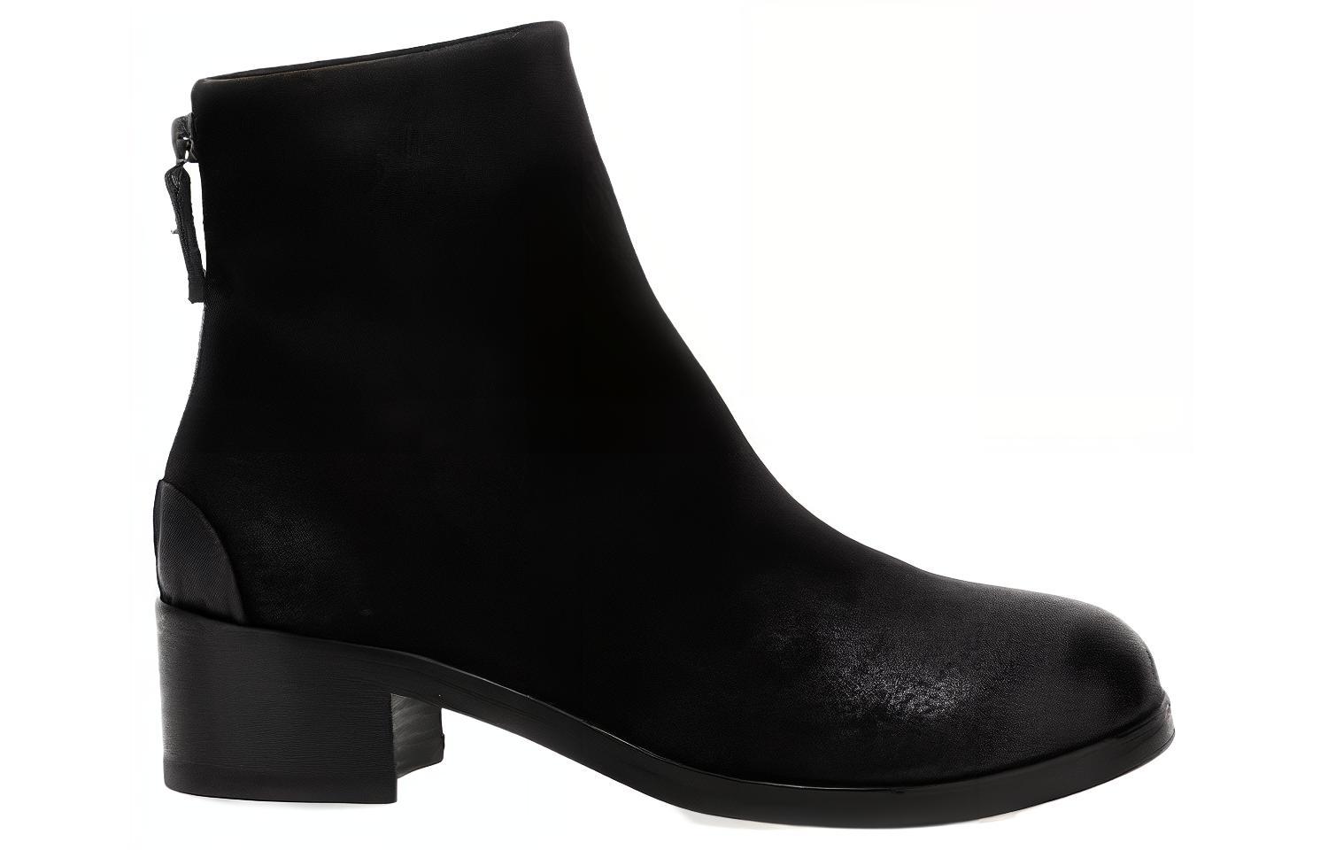 (W) Marsèll Suede Ankle Boot 'Versatile Casual Black' 圖 2