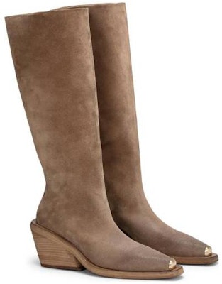 (Women) Marsèll Suede Round Toe High-Top Boots 'Brown' MW6934186310 Order (Women) Marsèll Suede Round Toe High-Top Boots 'Brown' MW6934186310