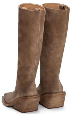 (Women) Marsèll Suede Round Toe High-Top Boots 'Brown' MW6934186310 Shop (Women) Marsèll Suede Round Toe High-Top Boots 'Brown' MW6934186310