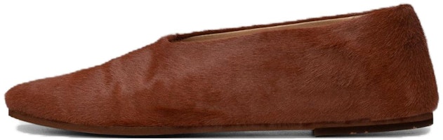 (Women) Marsèll Suede Slip-On Round-Toe Flats 'Brown' MW2105190380 (Women) Marsèll Suede Slip-On Round-Toe Flats 'Brown' MW2105190380