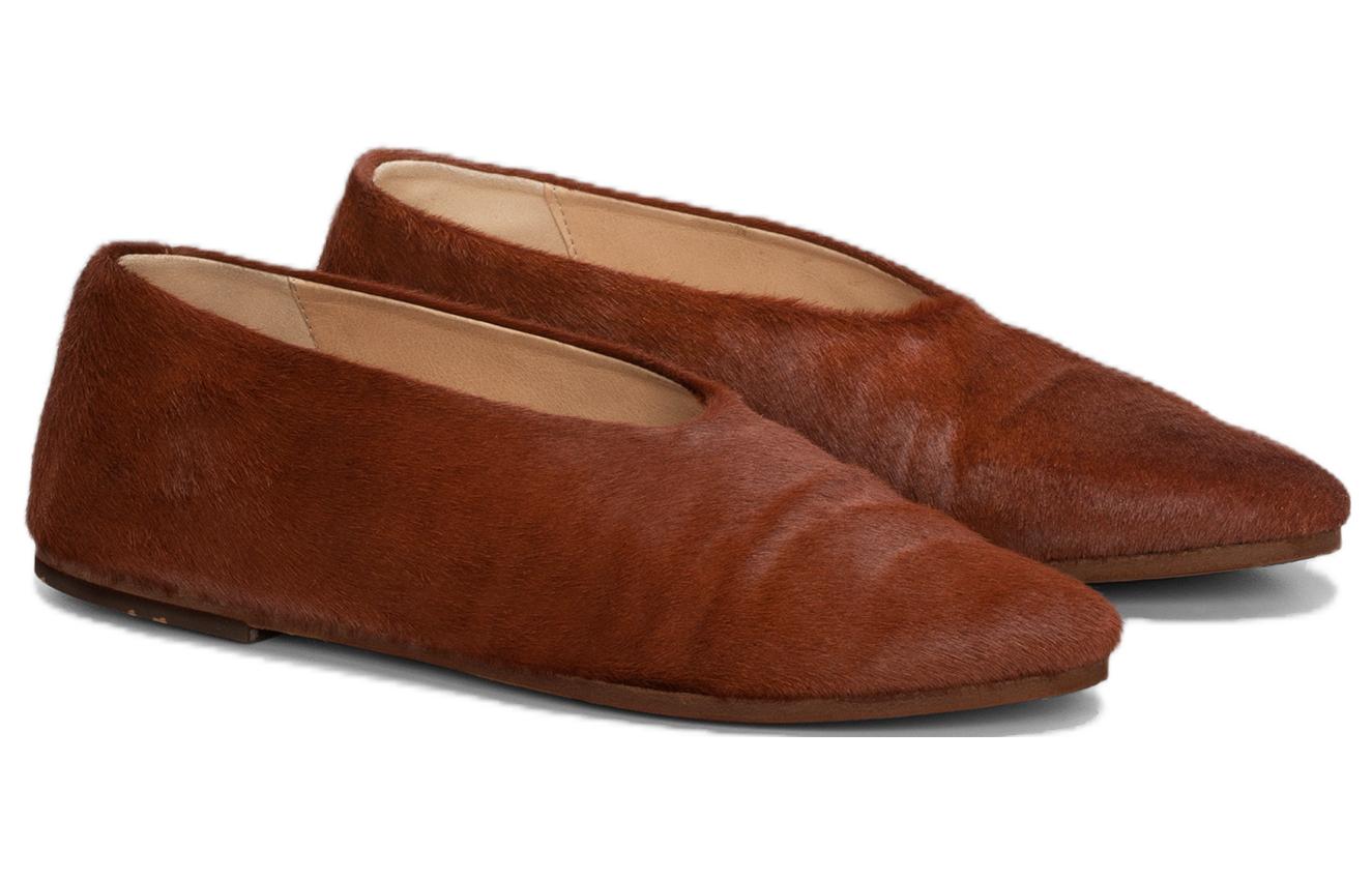 Order (W) Marsèll 棕色绒面圆头便鞋 MW2105190380