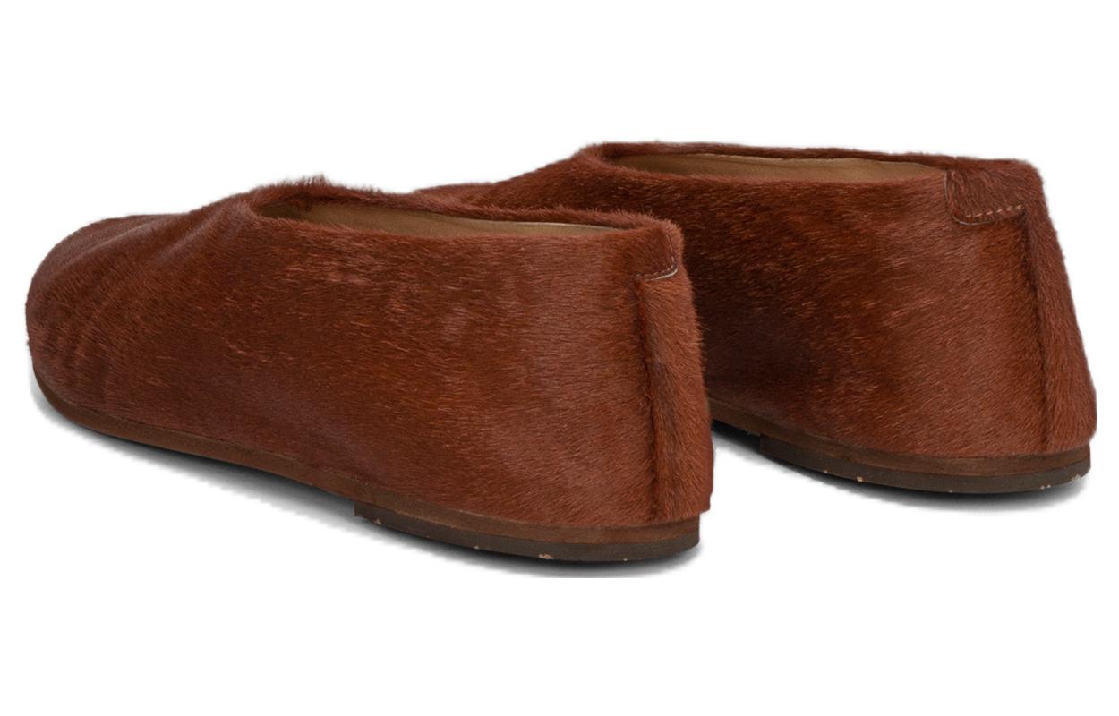 Lookbook (W) Marsèll 棕色绒面圆头便鞋 MW2105190380