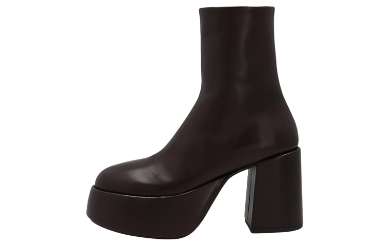 (W) Marsèll Tacplat 'Brown Leather Ankle Boot'