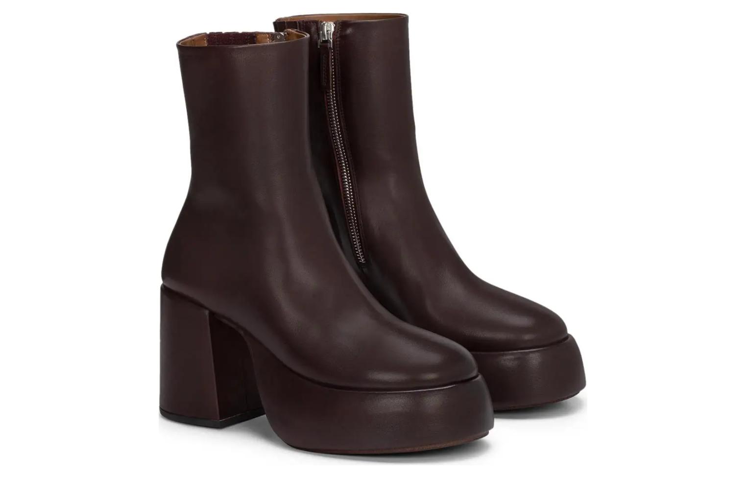 (W) Marsèll Tacplat 'Brown Leather Ankle Boot' 圖 4
