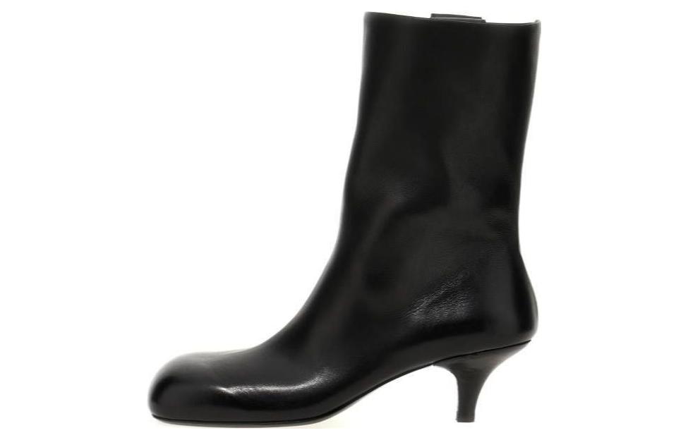 (W) Marsèll Tillo 'Black Square-Toe Ankle Boot'
