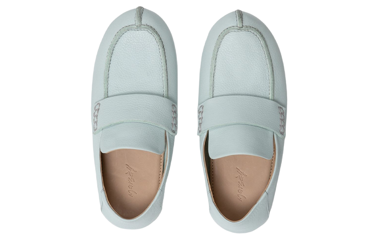 (W) Marsèll Toddone 'Blue Fashion Leather Flats' 圖 3