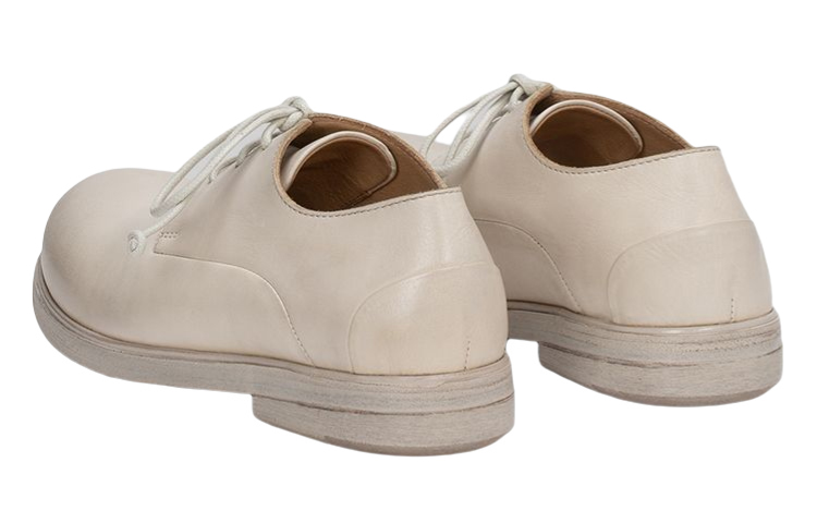 (W) Marsèll Zucca Leather Loafers 'Beige' 圖 4