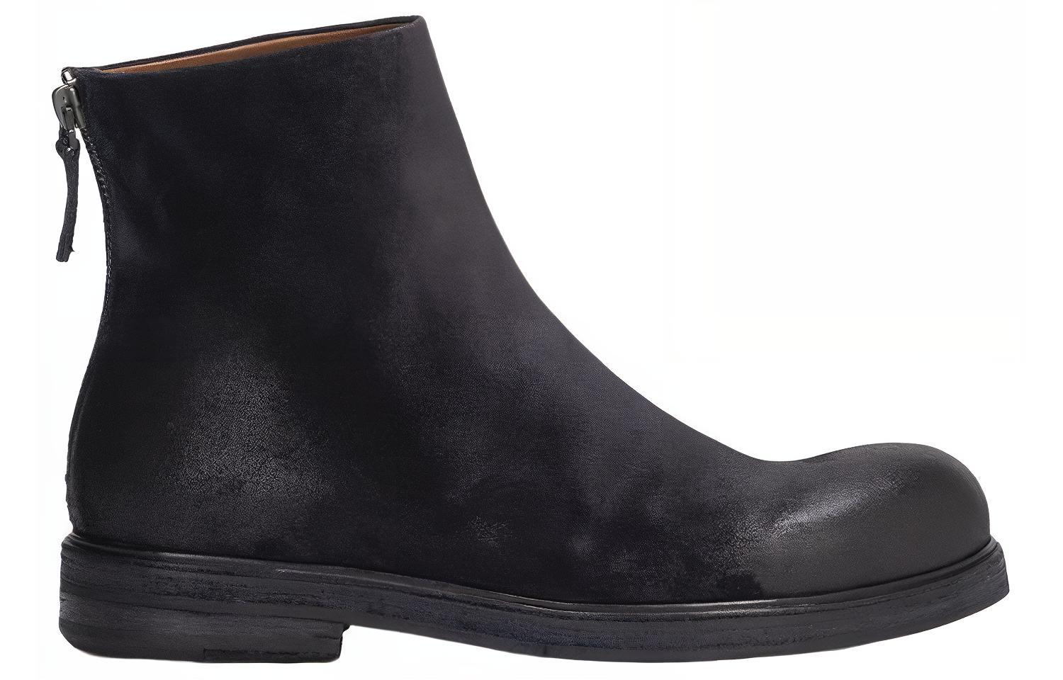 (W) Marsèll Zucca Zeppa 'Dark Blue Velvet Zip' 圖 2