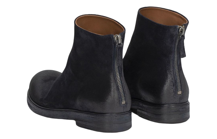 (W) Marsèll Zucca Zeppa 'Dark Blue Velvet Zip' 圖 4