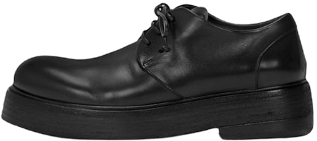 (Women) Marsèll Zuccolona 'Black Leather Lace-Up' MW5190172666 (Women) Marsèll Zuccolona 'Black Leather Lace-Up' MW5190172666