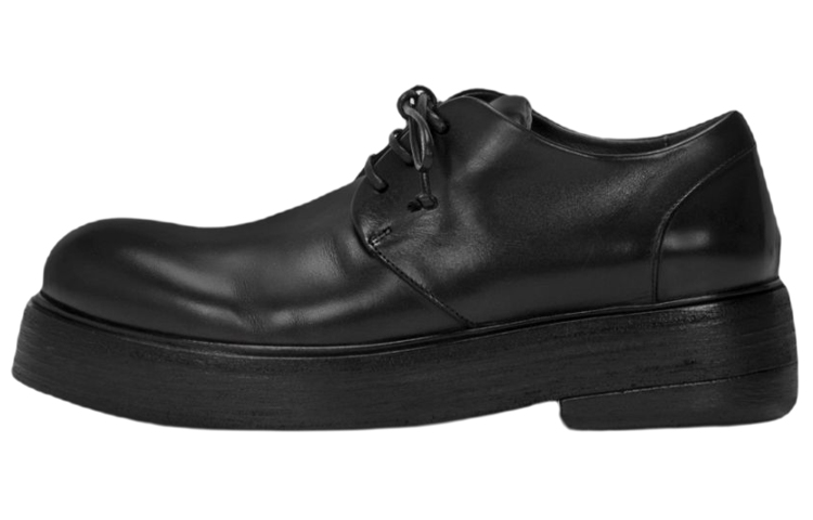 (Women) Marsèll Zuccolona 'Black Leather Lace-Up' MW5190172666