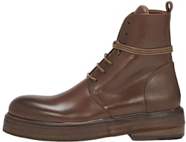 (Women) Marsèll Zuccolona 'Brown Leather Lace-Up Ankle Boot' MW5191118490 (Women) Marsèll Zuccolona 'Brown Leather Lace-Up Ankle Boot' MW5191118490