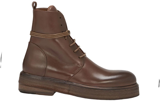 (Women) Marsèll Zuccolona 'Brown Leather Lace-Up Ankle Boot' MW5191118490 Order (Women) Marsèll Zuccolona 'Brown Leather Lace-Up Ankle Boot' MW5191118490