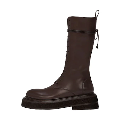 (W) Marsèll Zuccone High 'Brown Fashion Lace-Up'