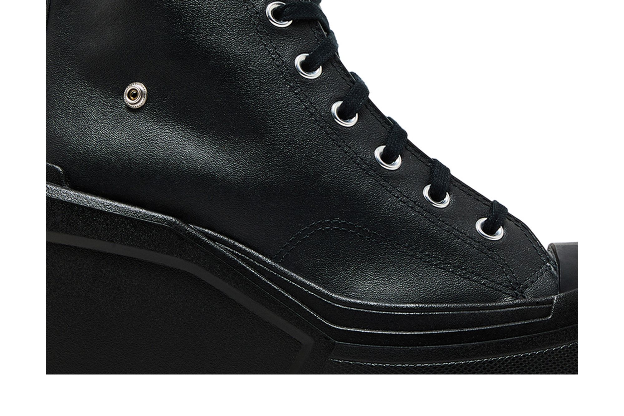 Shop (W) Martine Ali x Converse Chuck 70 De Luxe Wedge 'Hitam Penuh' A08650C