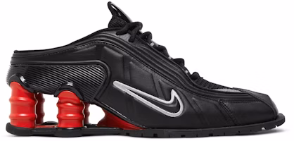 (Women) Martine Rose x Nike Shox Mule MR4 'Black Comet Red' DQ2401-001 (Women) Martine Rose x Nike Shox Mule MR4 'Black Comet Red' DQ2401-001