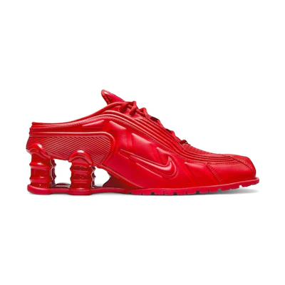 (W) Martine Rose Nike Shox Mule MR4 'Fire Red Black'