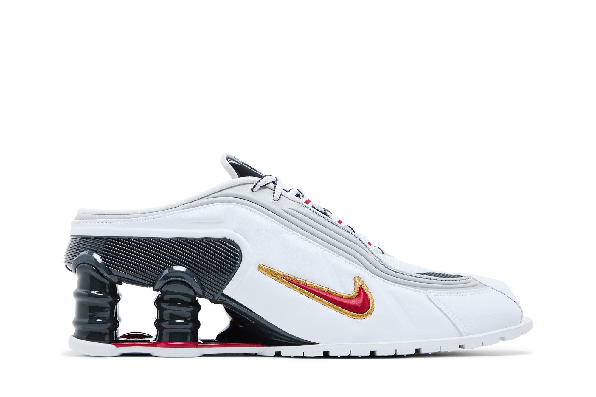 (Women) Martine Rose x Nike Shox Mule MR4 'Metallic Platinum Varsity Red' IM5420-100