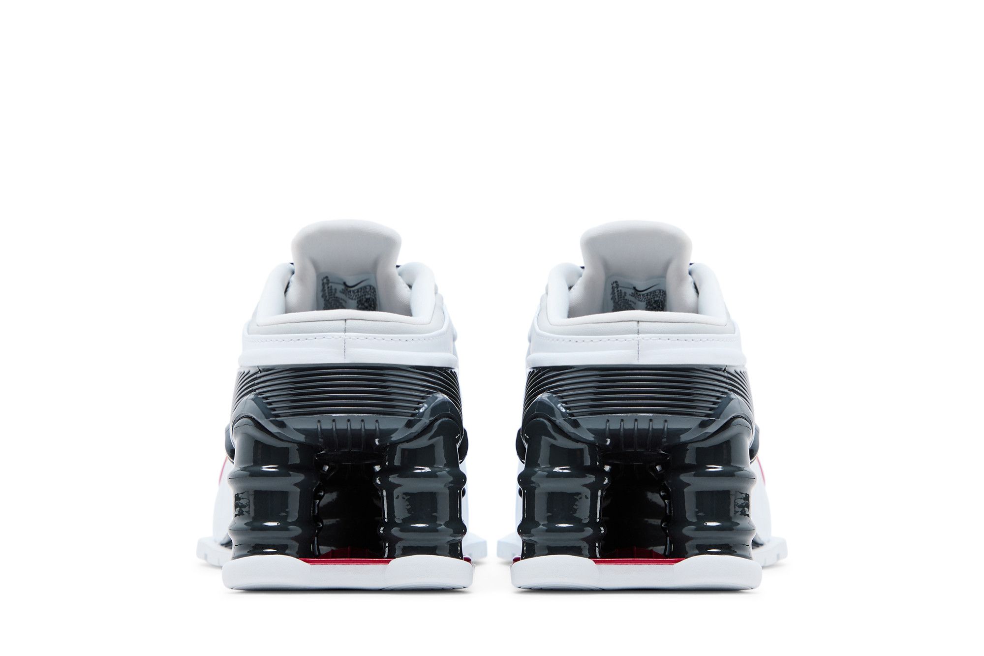 Details for (W) Martine Rose x Nike Shox Mule MR4 ''Platine Métallique Rouge Varsity'' IM5420-100