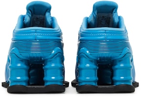 (W) Martine Rose x Nike Shox Mule MR4 'Scuba Blue' Lelaki Perempuan Sneakers DQ2401-400 Details for (W) Martine Rose x Nike Shox Mule MR4 'Scuba Blue' Lelaki Perempuan Sneakers DQ2401-400