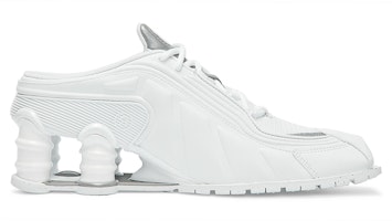 (W) Martine Rose x Nike Shox Mule MR4 'Putih Perak Metalik' DQ2401-100 Order (W) Martine Rose x Nike Shox Mule MR4 'Putih Perak Metalik' DQ2401-100