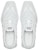 (W) Martine Rose x Nike Shox Mule MR4 'Putih Perak Metalik' DQ2401-100