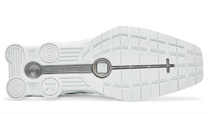 (Women) Martine Rose x Nike Shox Mule MR4 'White Metallic Silver' DQ2401-100 Details for (Women) Martine Rose x Nike Shox Mule MR4 'White Metallic Silver' DQ2401-100