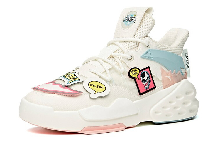 (W) Anta Marvel Shock the Game 4.0 'Venom Ivory White' 圖 2