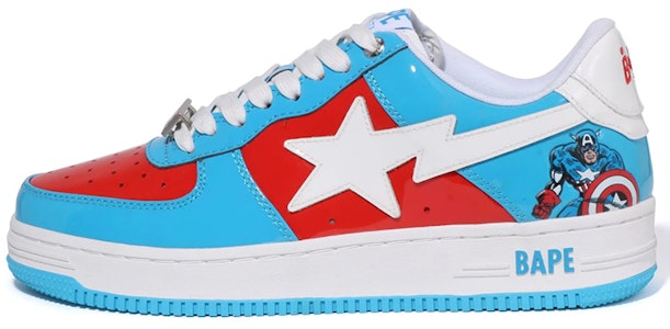 (W) Marvel x BAPE Bapesta 'Kapten Amerika' 1I73291903 Buy (W) Marvel x BAPE Bapesta 'Kapten Amerika' 1I73291903