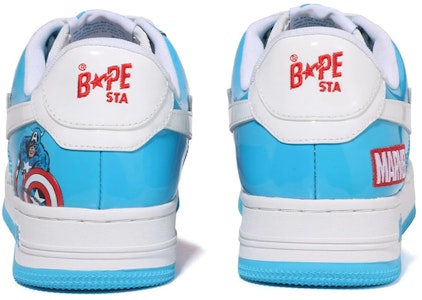 (W) Marvel x BAPE Bapesta 'Kapten Amerika' 1I73291903 Shop (W) Marvel x BAPE Bapesta 'Kapten Amerika' 1I73291903