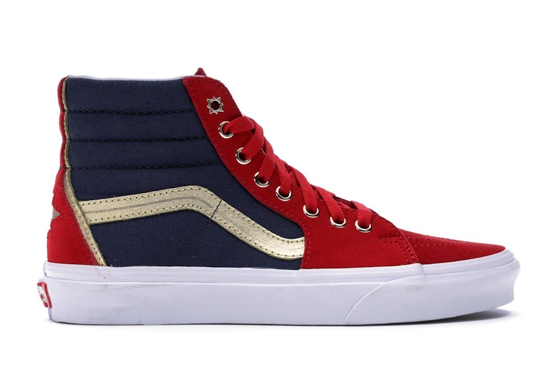 Buy (W) Marvel x Vans Sk8-Hi ''Captain Marvel'' Scarpe da Ginnastica. VN038GEUBI