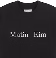 Lookbook (Women) Matin Kim Black Logo Top Shirt MK2600TS042VBK