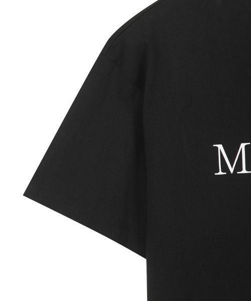 Shop (Women) Matin Kim Black Logo Top Shirt MK2600TS042VBK
