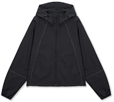 (Women) Matin Kim Cropped Back Logo Hoodie Windbreaker - Black MK2611JP006MBB (Women) Matin Kim Cropped Back Logo Hoodie Windbreaker - Black MK2611JP006MBB