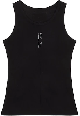 (Women) MATIN KIM Pleated Sleeveless Tank Top Black MK2400TS008MBB Buy (Women) MATIN KIM Pleated Sleeveless Tank Top Black MK2400TS008MBB