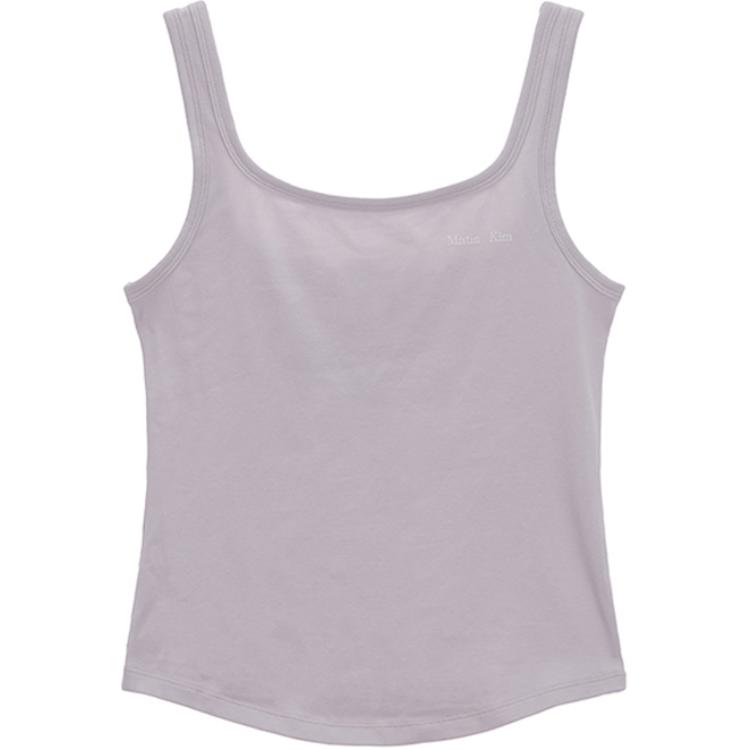 (Women) Matin Kim Slim-Fit Logo Tank Top - Light Purple MK2434TS034MLL