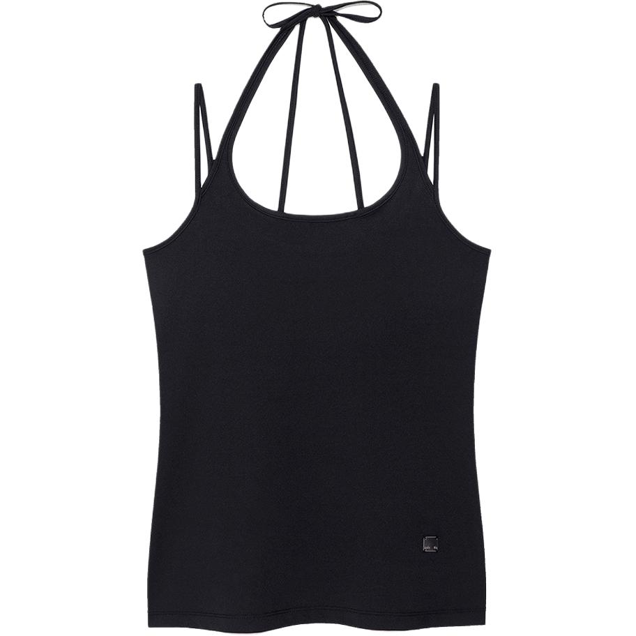 (Women) MATIN KIM SS25 Minimalist Solid Color Casual Comfortable Tank Top MK2534TS039MBB