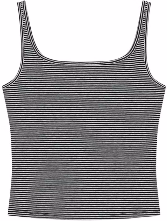 women-matin-kim-ss-26-black-square-neck-cropped-tank-top-casual-striped-style-mk-2634-ts-018-mbb