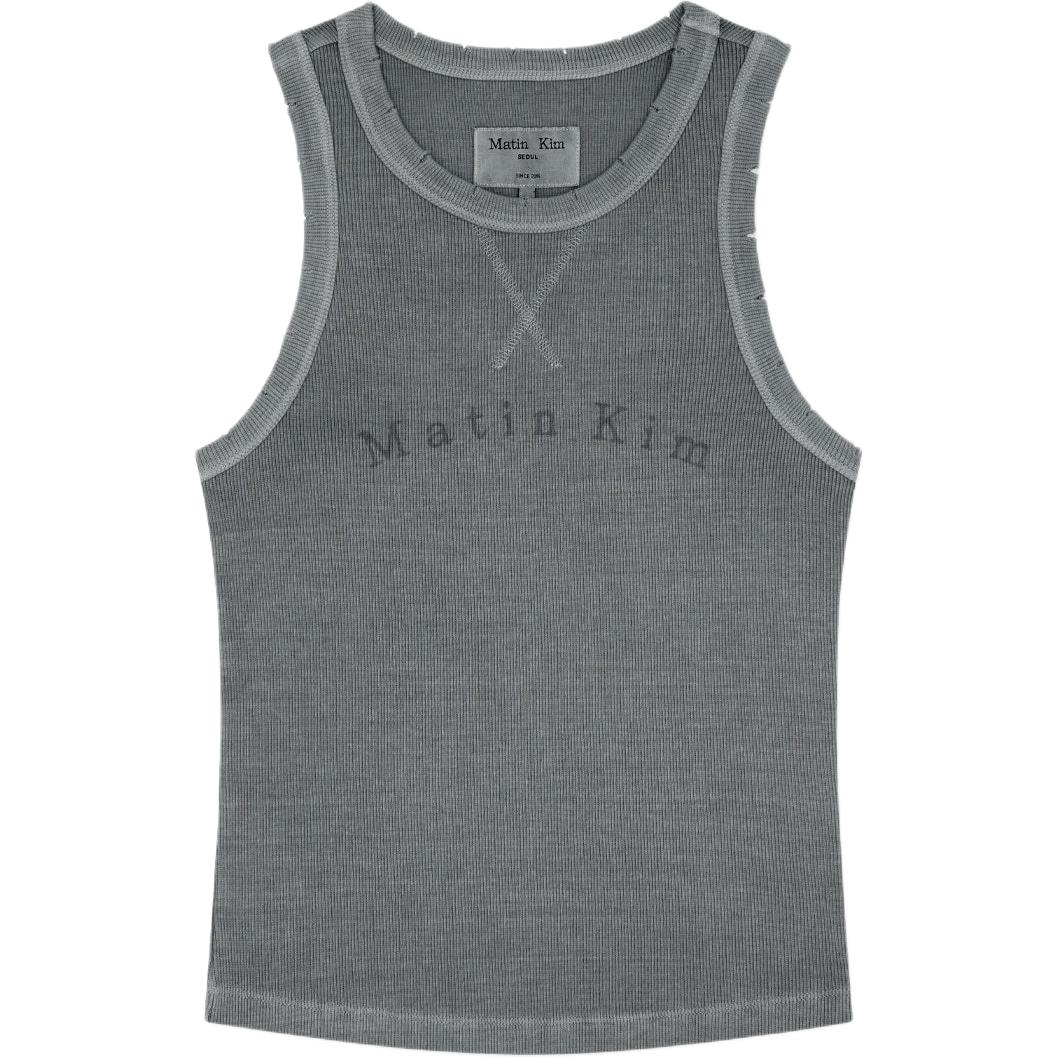 (Women) Matin Kim SS26 Ribbed Crewneck Versatile Tank Top Women MK2634TS023MLG
