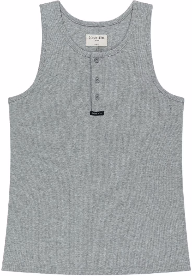 matin-kim-ss-26-sleeveless-henley-top-in-grey-slim-fit-and-comfy-mk-2634-ts-511-hgy