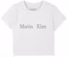 Buy (Women) Matin Kim White Logo Crop Top MK2600TS741VWH