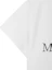 Shop (Women) Matin Kim White Logo Crop Top MK2600TS741VWH